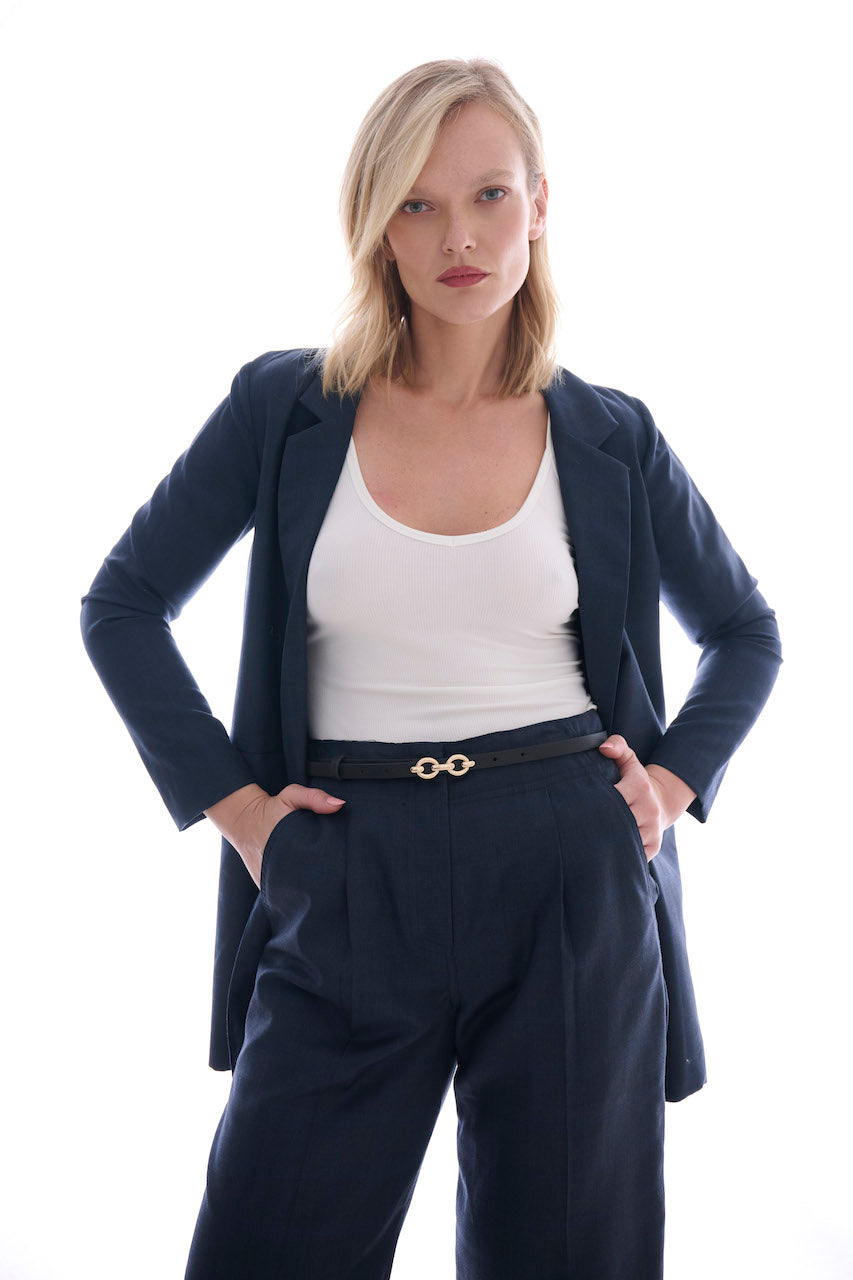Laurel &amp; Gold Formosa Belt in Black and Gold