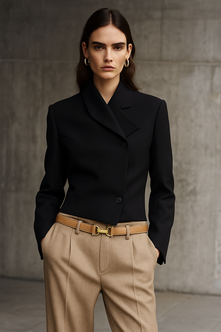 Laurel &amp; Gold Martel Belt in Latte and Gold