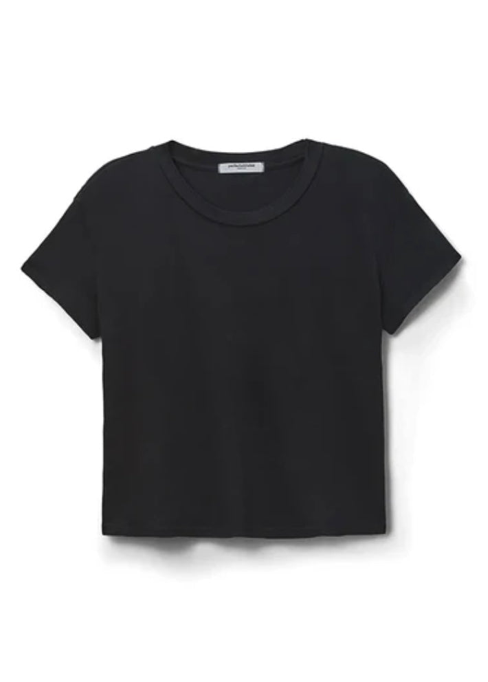 perfectwhitetee Harley Cotton Boxy Crewneck Tee - Molten Blu