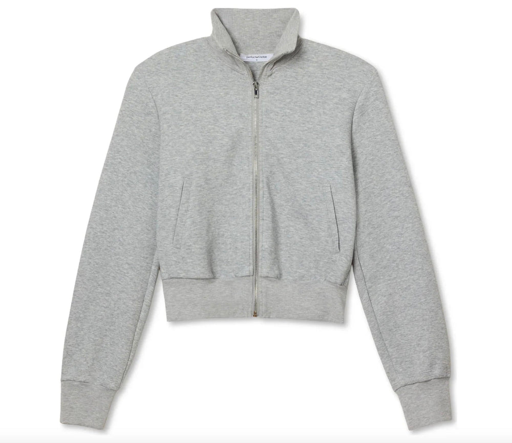 perfectwhitetee Milana Travel Cropped Track Jacket - Molten Blu