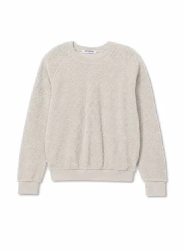 perfectwhitetee Ziggy Reverse Fleece Crewneck Sweatshirt - Molten Blu