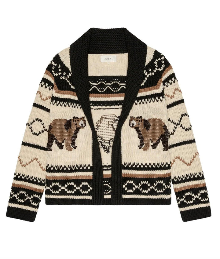 The Great. Bear Lodge Cardigan - Molten Blu