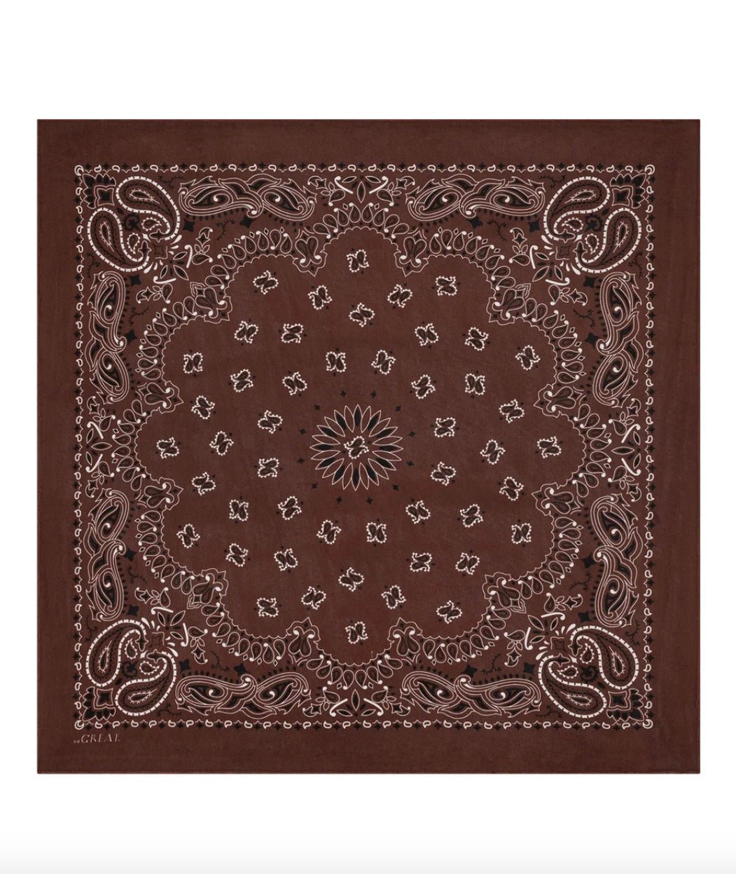 The Great. Silk Bandana - Molten Blu
